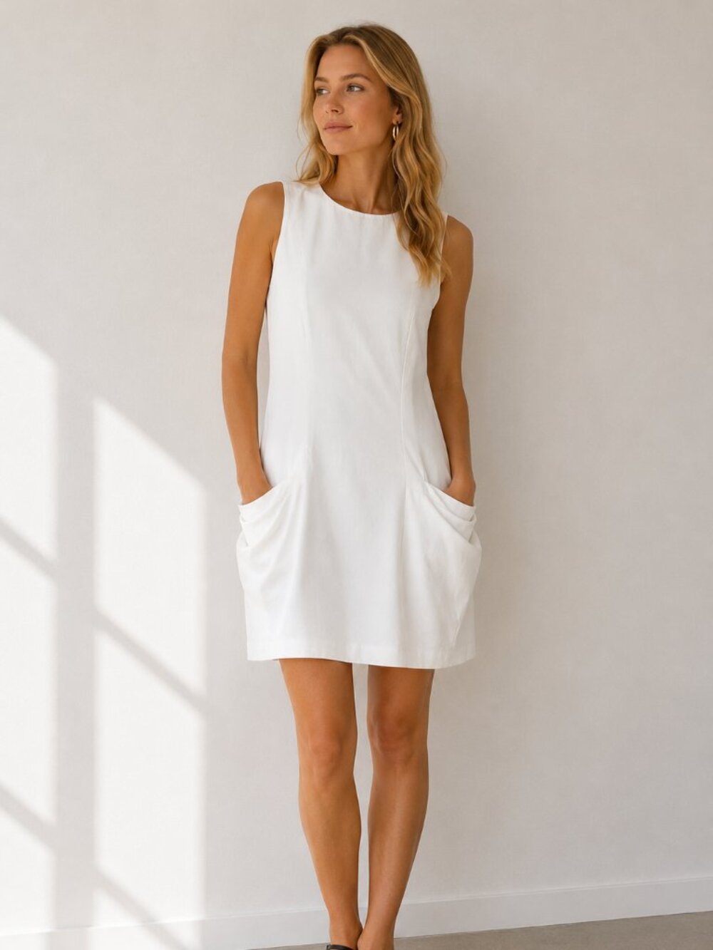 Helmut Lang - Lightweight cotton dress with pockets - S - Picture 1 of 2